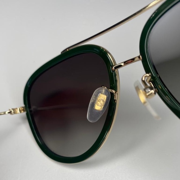 💯Authentic New - GUCCI Grey Gradient Aviator Unisex Sunglasses
GG0062S 003 57 - Picture 6 of 11